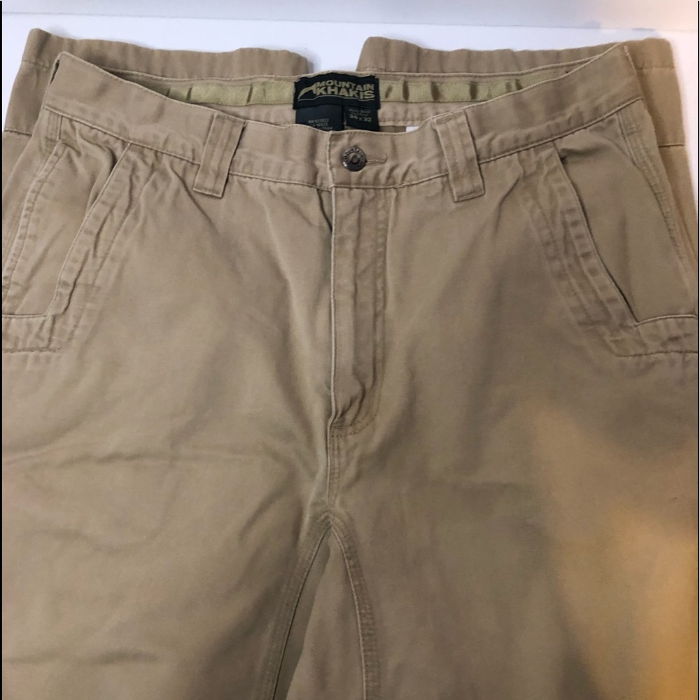 men mountain khakis size 34x32